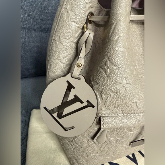 Louis Vuitton Montsouris PM monogram empreinte leather backpack - Picture 8 of 13